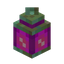 Magenta Waxed Weathered Copper Lantern