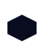 Navy Waxed Botany Pot