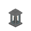 Brown Fancy Iron Lantern