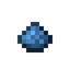 Tiny Pile of Blue Alloy Dust