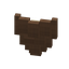 Brown Umbrella Wall Lamp