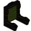 Green Blackwood Fancy Seat Back