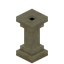 Cut SandStone Standing Torch - L
