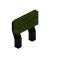 Green Ebony Raised Seat Back