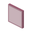 Clear Pink Stained Glass Pane
