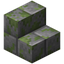 Mossy Stone Brick Stairs