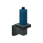 Light Blue Silver Wall Candle
