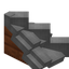 Light Gray Longer Roof (Acacia)
