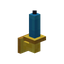Light Blue Golden Wall Candle
