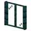 Rectangle Warped Planks Window