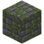 Tiny Layered Mossy Stone Bricks Slabs