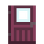 Crimson Barn Glassed Door