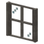 Stripped Dead Four Pane Window