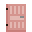 Dual Paneled Cherry Door