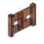 Brown Amber Fence Gate