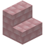 Pink Silt Shingle Stairs
