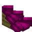 Pink Longer Roof (Bamboo)