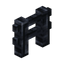 Black Steel Fence