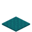 Ribbled Cyan Carpet