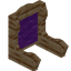 Purple Pine Fancy Seat Back