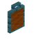 Orange Blue Bioshroom Tall Seat Back