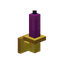 Magenta Golden Wall Candle