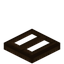 Slotted Dark Oak Trapdoor