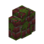 Mossy Scarlet Brick Wall