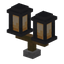 Double Street Lamp Post