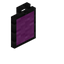 Magenta Ebony Tall Seat Back