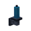 Light Blue Iron Wall Candle