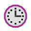 Magenta Clock
