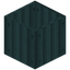 Cyan Sheetmetal Chute