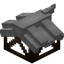 Light Gray Longer Top Roof Block (Framed)
