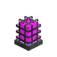 Inverted Magenta Laser Lamp