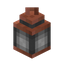 White Waxed Copper Lantern