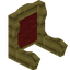 Red Bamboo Fancy Seat Back