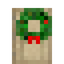 Pine Door with Wreath