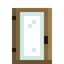 Oak Glass Door
