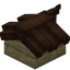 Brown Longer Top Roof Block (Birch)