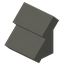 Light Gray Concrete Steep Top Roof