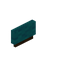 Cyan Dark Oak Small Seat Back