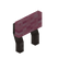 Pink Dead Raised Seat Back