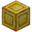 Thick Inlayed Raw Gold Block