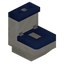 Blue Toilet