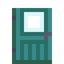 Warped Barn Glassed Door