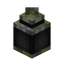 Black Mossy Cobblestone Lantern