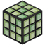 Square Lime Stained Glass