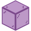 Magenta Bordered Crystalix Glass