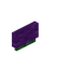 Purple Green Enchanted Small Seat Back
